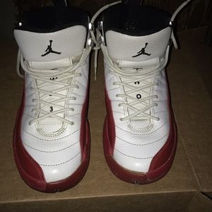 Authentic Nike Air Jordan 12 GS Retro Cherry 2009 (No Box)